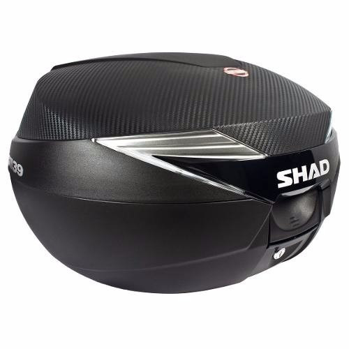 Shad baúl moto 39L tapa carbono
