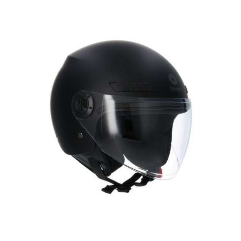 Shiro casco moto jet SH62 negro mate