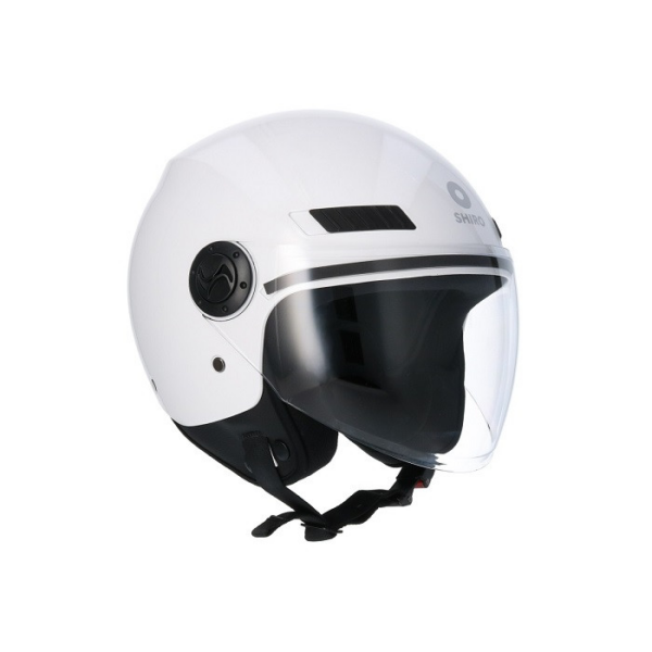 Shiro casco moto jet SH62 blanco
