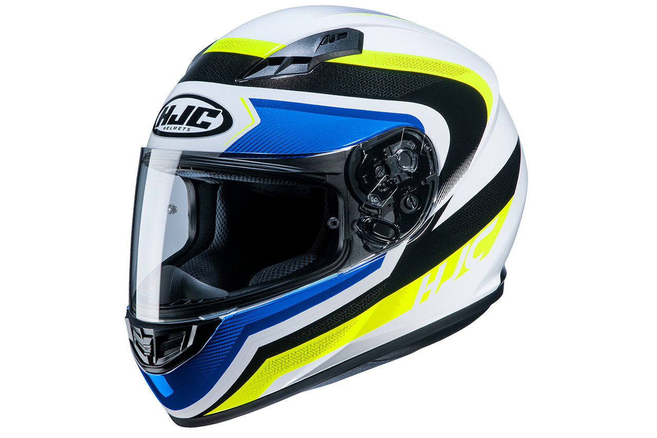 HJC casco moto integral CS 15 Rako MC24 AM/AZ - Imagen 2