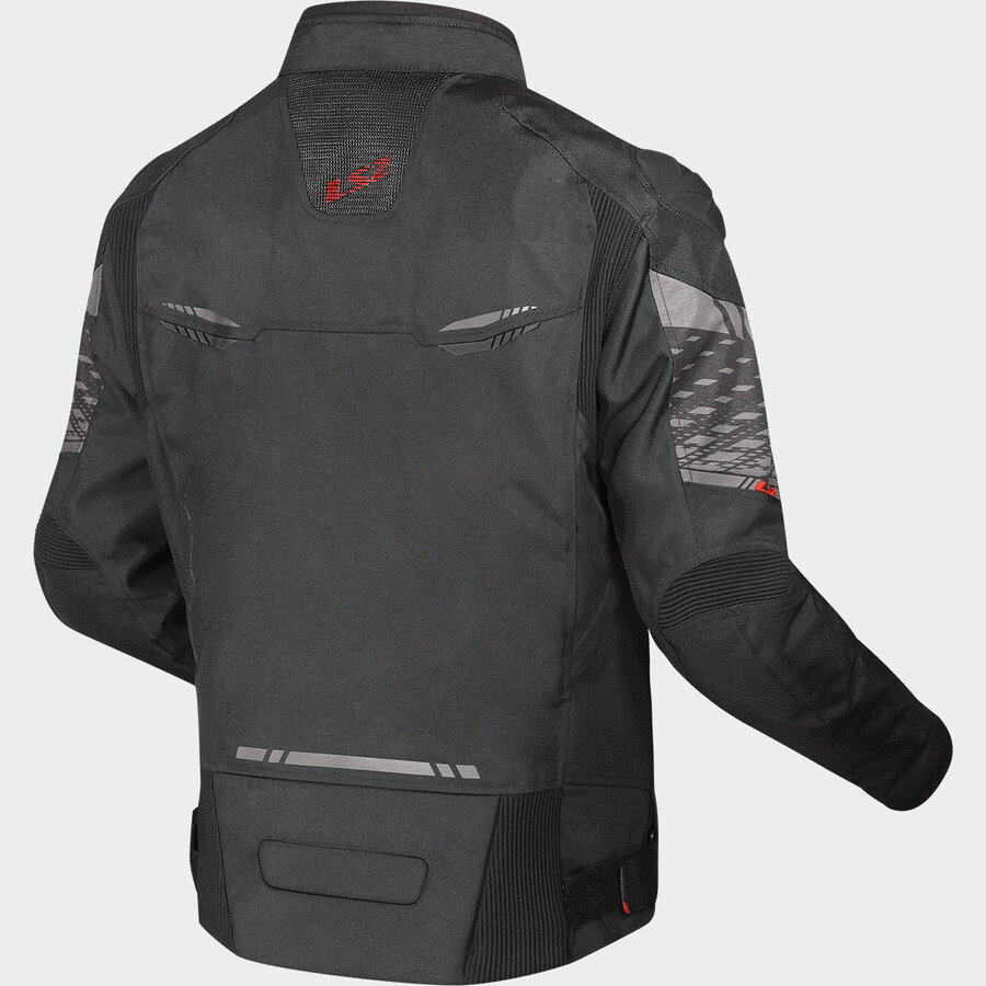 LS2 chaqueta moto Apex negra - Imagen 2