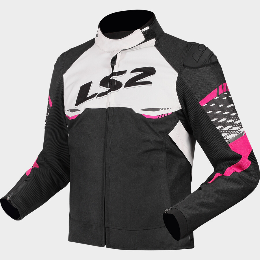 LS2 chaqueta mujer moto Apex rosa