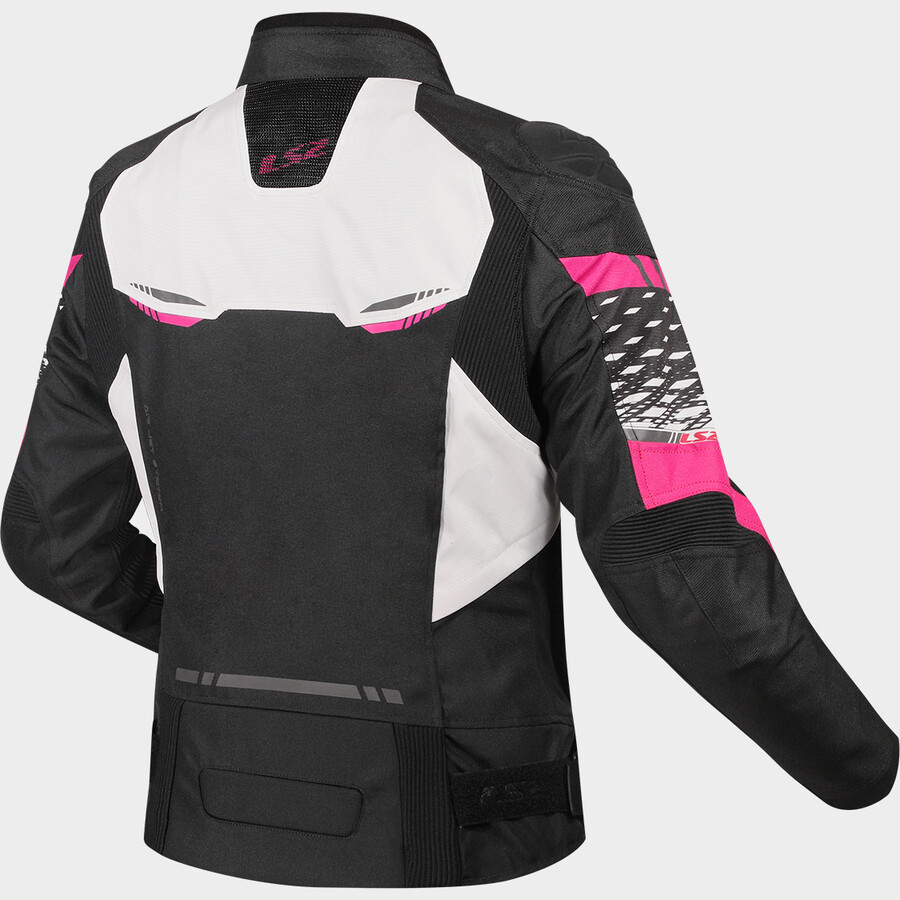 LS2 chaqueta mujer moto Apex rosa - Imagen 2