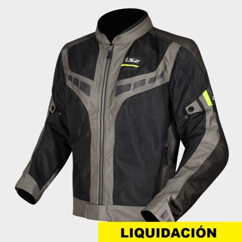 LS2 chaqueta moto verano Garda Gris