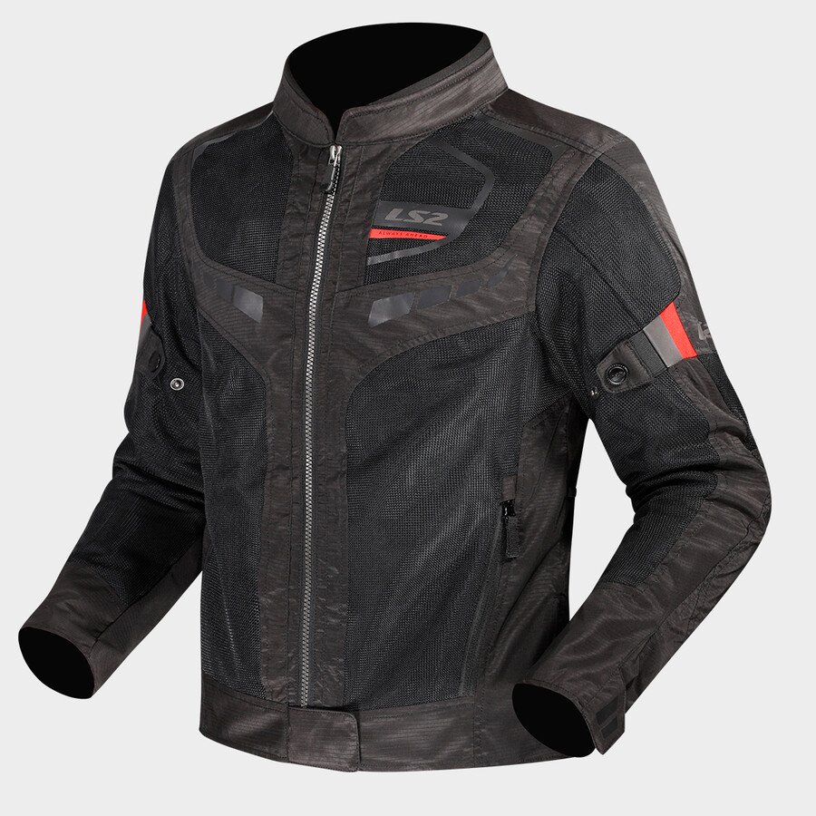 LS2 chaqueta moto verano Mujer Garda negra - Imagen 2