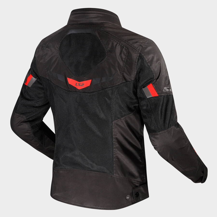 LS2 chaqueta moto verano Mujer Garda negra - Imagen 3
