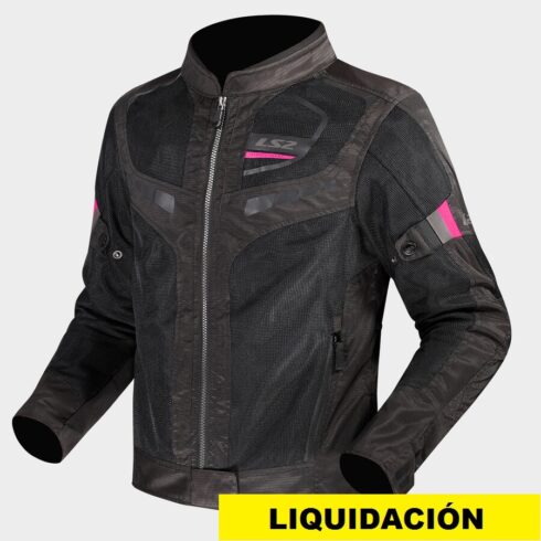 LS2 chaqueta moto verano Mujer Garda rosa