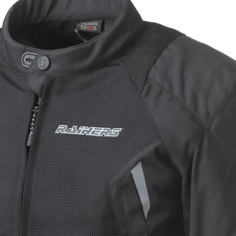 Rainers chaqueta moto verano Ocean plus negra - Imagen 3