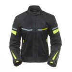 Rainers chaqueta moto mujer verano Danna fluor