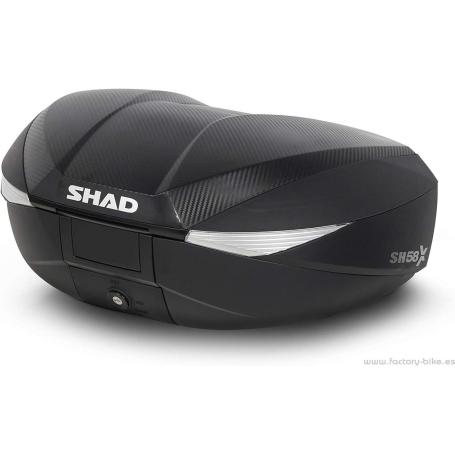 Shad baúl moto SH58X carbon