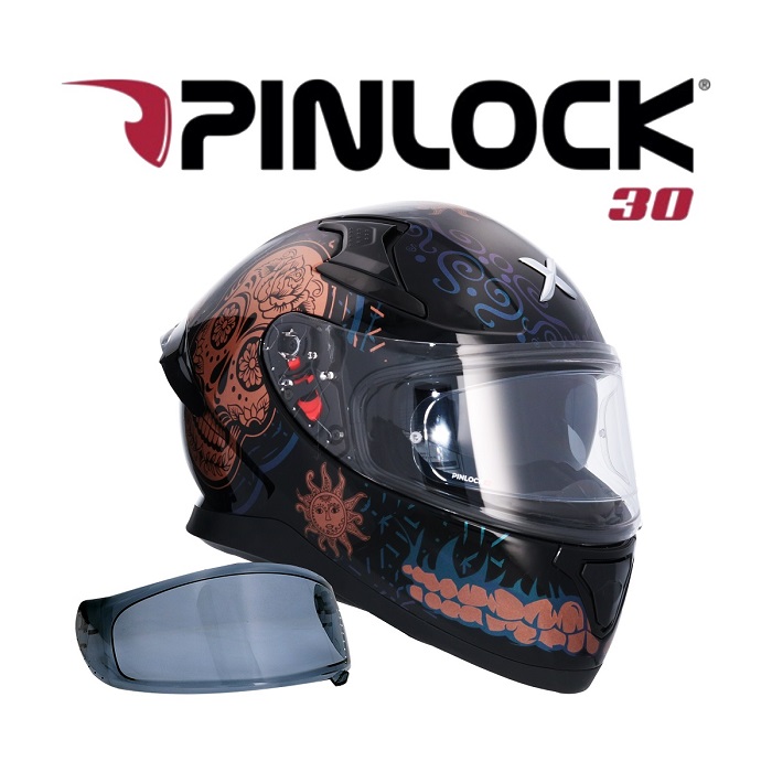 Shiro Casco Moto integral Apex Trance Gold