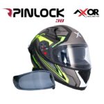 Shiro Casco Moto integral Axor Apex Road Trip fluor