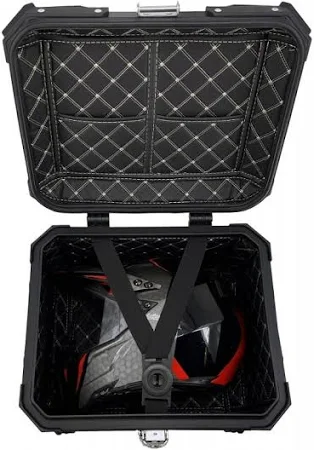 GPR maleta moto 45L. aluminio negro - Imagen 2