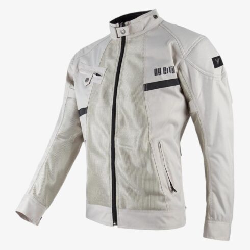 By City Chaqueta Moto verano Route beige