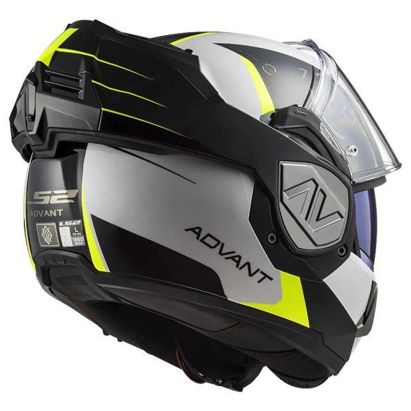 LS2 Casco Moto Modular FF906 Advant Codex blanco - Imagen 3