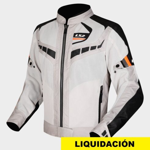 LS2 chaqueta moto verano Garda Blanca