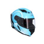 Shiro Casco Moto integral 890 Hunter Axor Spear azul