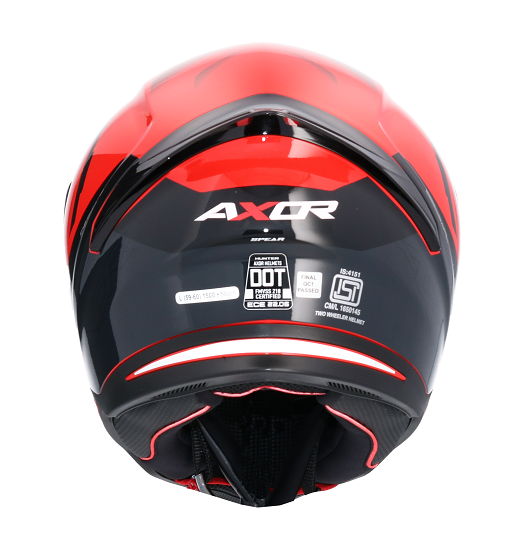 Shiro Casco Moto integral 890 Hunter Axor Spear rojo - Imagen 3
