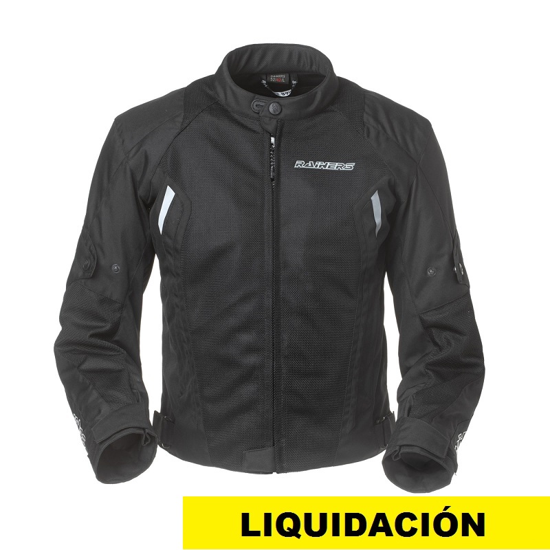 Rainers chaqueta moto verano Ocean plus negra