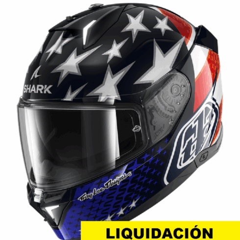 Shark Casco Moto Integral SKWAL i3 US FLAG Blue Red White