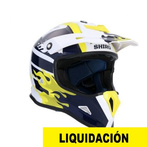 Shiro casco motocross INFANTIL MX 308 Firefly
