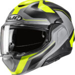 HJC casco moto modular F100 Bios flúor gris MC3HSF