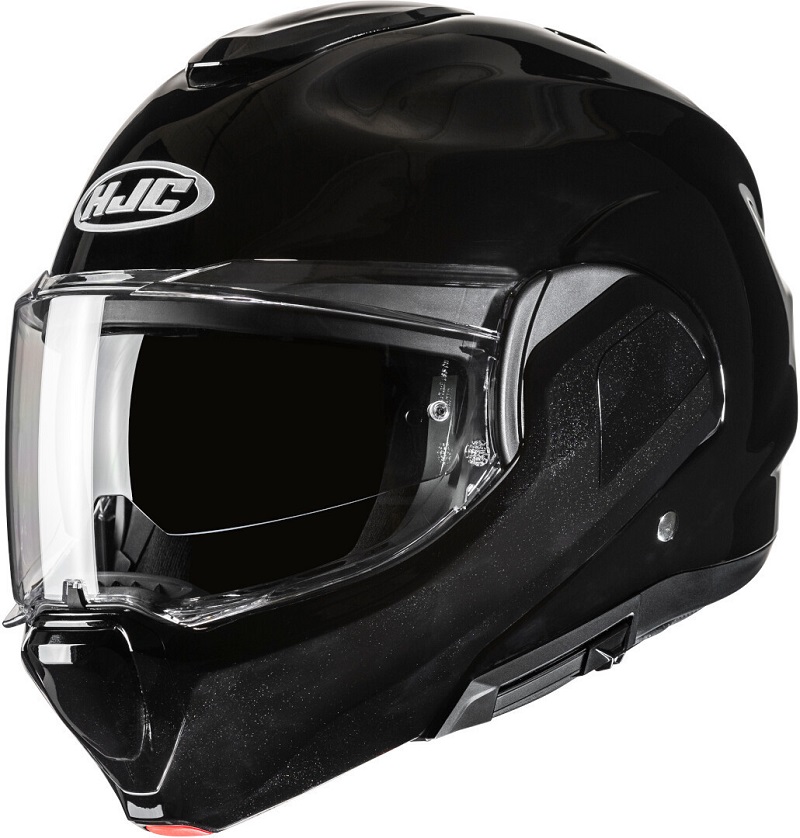 HJC casco moto modular F100 Solid negro