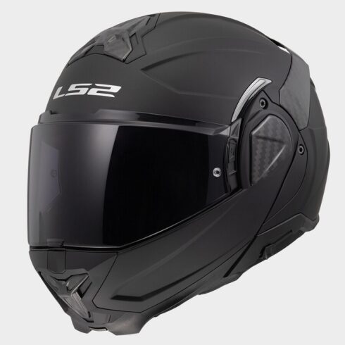 LS2 Casco Moto Modular FF910 Advant II Solid negro mate