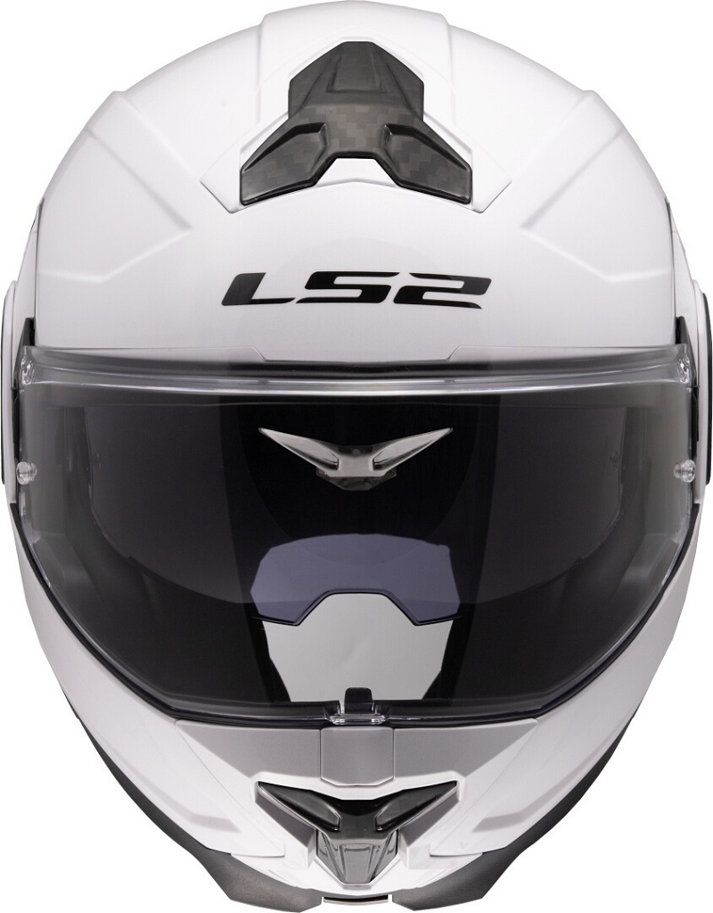 LS2 Casco Moto Modular FF910 Advant II Solid blanco - Imagen 2