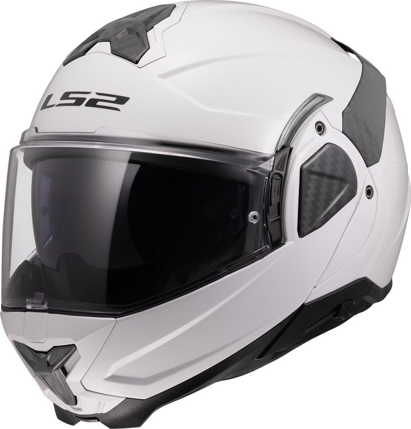 LS2 Casco Moto Modular FF910 Advant II Solid blanco