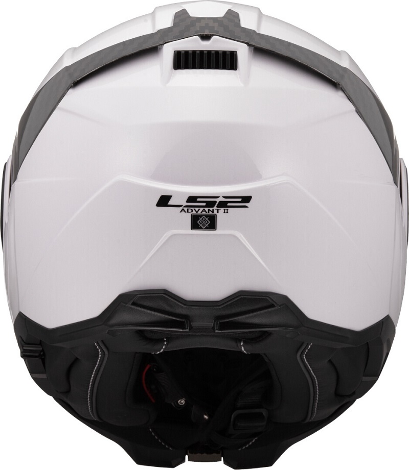 LS2 Casco Moto Modular FF910 Advant II Solid blanco - Imagen 4