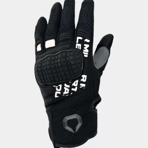 Quartermile Guantes Moto mujer Verano Rock negro blanco