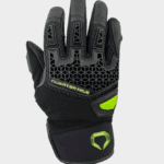 Quartermile guantes moto verano Rodeo negro flúor