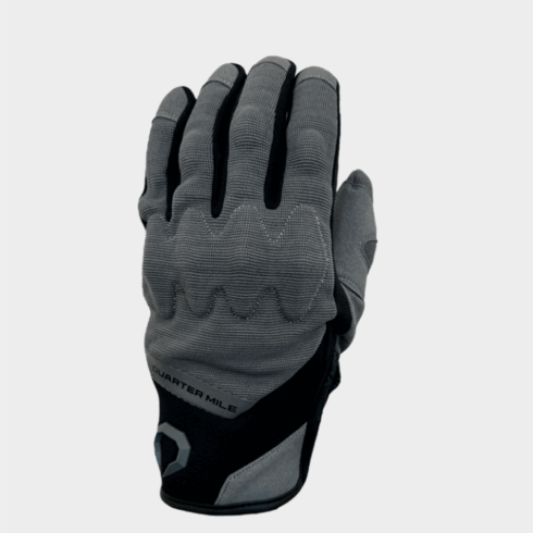 Quartermile Guantes Moto hombre Verano Texas negro gris