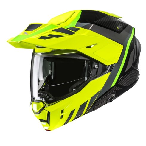 HJC casco modular I80 Trail Imes MC3H amarillo gris