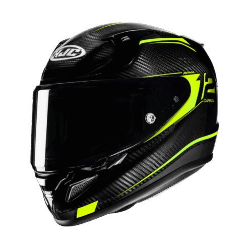 HJC casco moto integral RPHA 12 Keres amarillo flúor