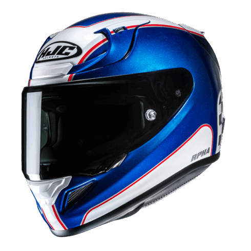 HJC casco moto integral RPHA 12 Respon azul