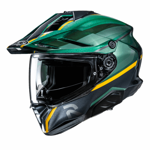 HJC casco moto trail RPHA 60 Arbre MC4 verde