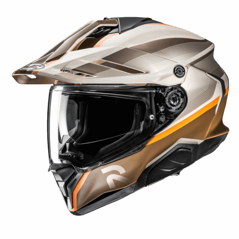 HJC casco moto trail RPHA 60 Arbre MC7SF dorado