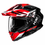 HJC casco moto trail RPHA 60 Dakar MC1 rojo