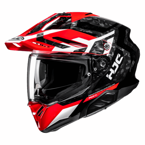 HJC casco moto trail RPHA 60 Dakar MC1 rojo