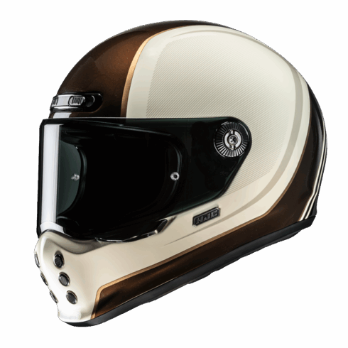 HJC Casco moto integral V10 Hodu MC9 marrón