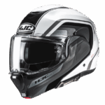 HJC casco moto modular F100 Reff blanco negro MC1