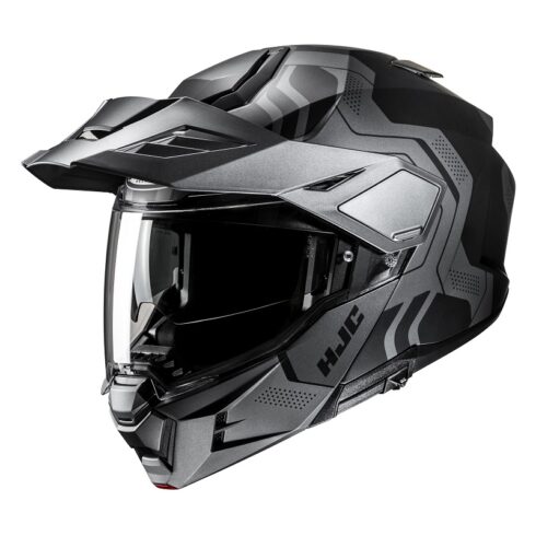 HJC casco modular I80 Trail Velly MC5SF gris negro