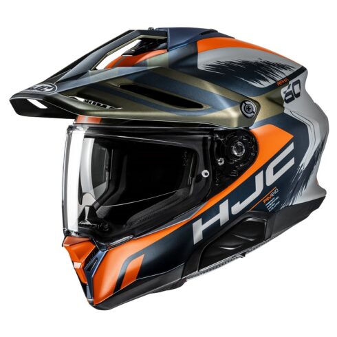 HJC casco moto trail RPHA 60 MC47SF naranja
