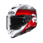 HJC casco integral RPHA 72 Phyta MC1 rojo y blanco