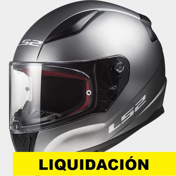 LS2 casco moto full face FF353 Rapid II Titanio