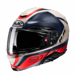 HJC Casco Moto modular RPHA 91 Rafino MC1SF rojo azul
