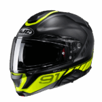 HJC Casco Moto modular RPHA 91 Rafino MC3HSF flúor negro
