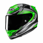 HJC casco moto integral RPHA 12 BRELS MC4HSF verde gris